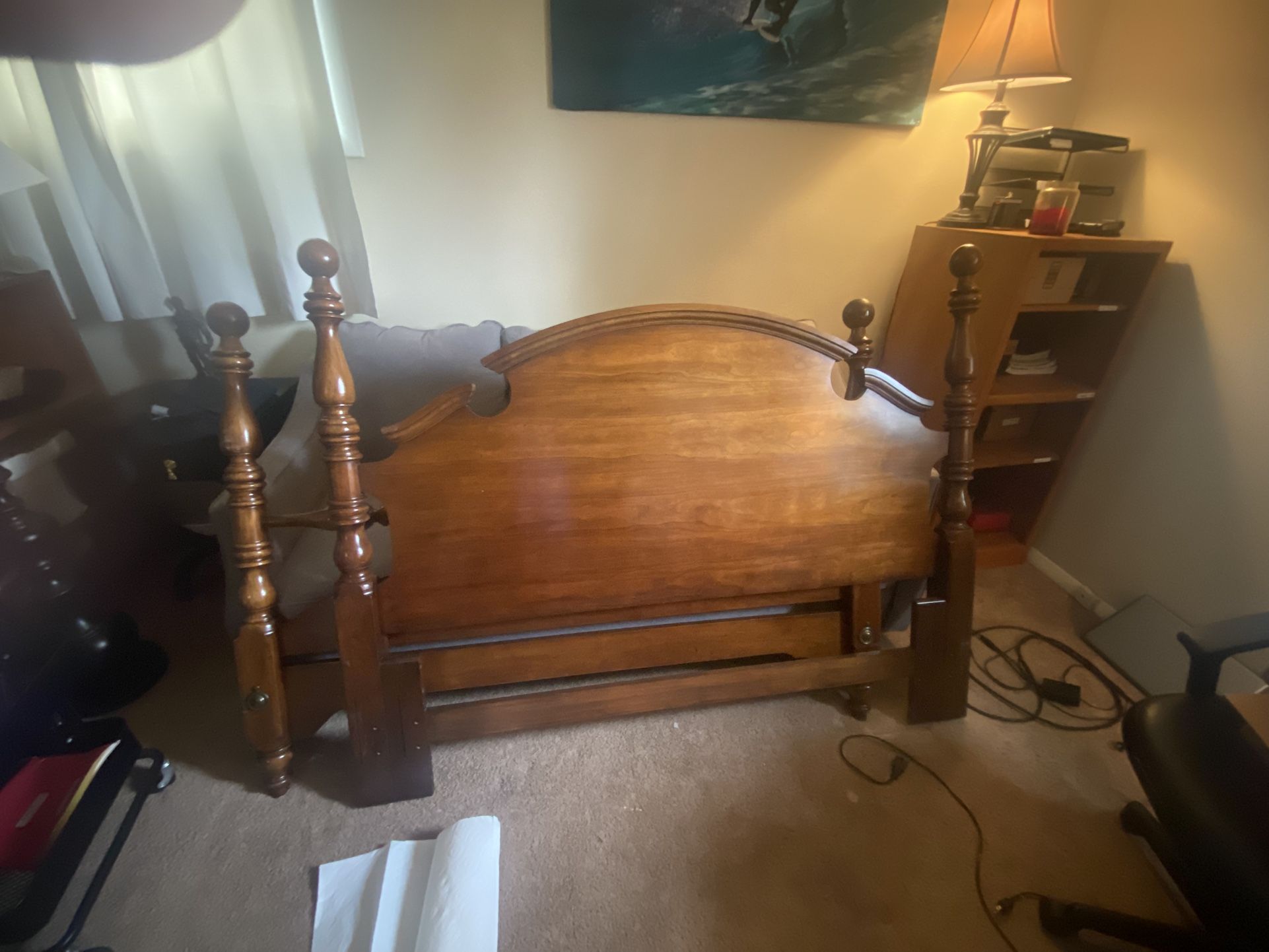 Wooden Bed Frame.