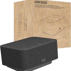 Logitech - Logi Dock, All-in-One USB C Laptop Docking Station, Speakerphone, Noise Canceling Mics, Bluetooth, HDMI, for Windows/macOS, Certified for Z