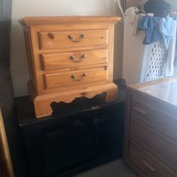 End Stand With Drawers 