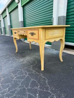 Vintage French Provincial Vanity By Bodart Furniture.