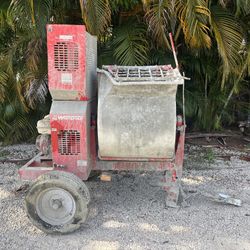 Multiquip MQ Gasoline HONDA mortar stucco  mixer trailer 