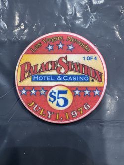 Palace Station Casino Limited Edition 2000 $5 Casino Chip