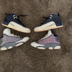 Jordan 13 flint & Jordan 12 internationals