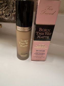 too faced born this way matte foundation almond