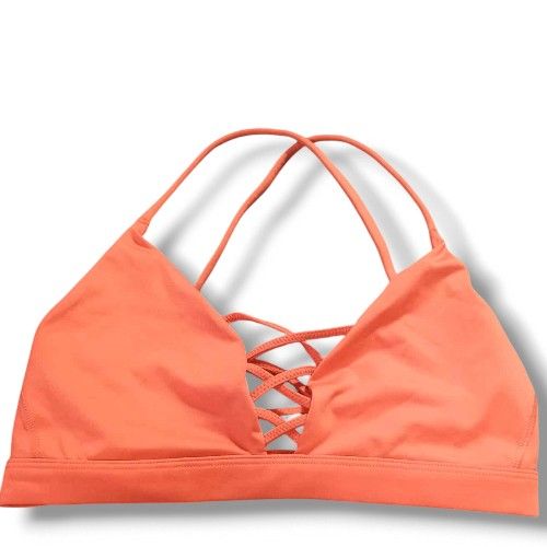 Orange Victorias Secret Criss Cross Sports Bra