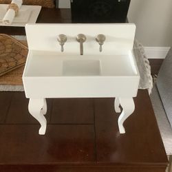 18” Doll Wood Sink