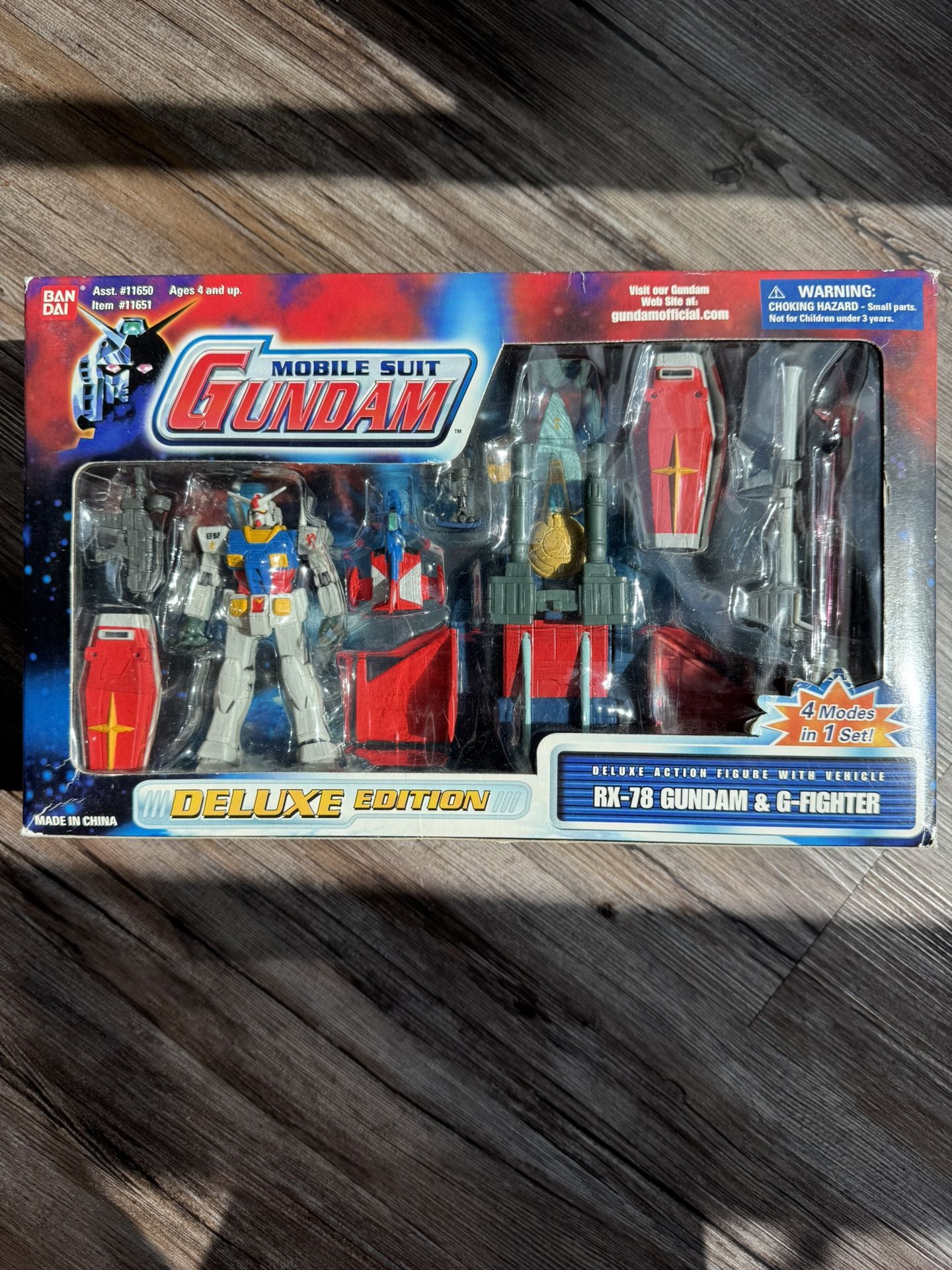 GUNDAM - RX-78 & G-FIGHTER - Action Figure BANDAI 