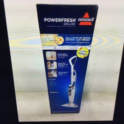BISSELL POWERFRESH DELUXE STEAM MOP ,STEAMER, TILE, HARD WOOD FLOOR CLEANER  RETAILS FOR 129 Pus TAX