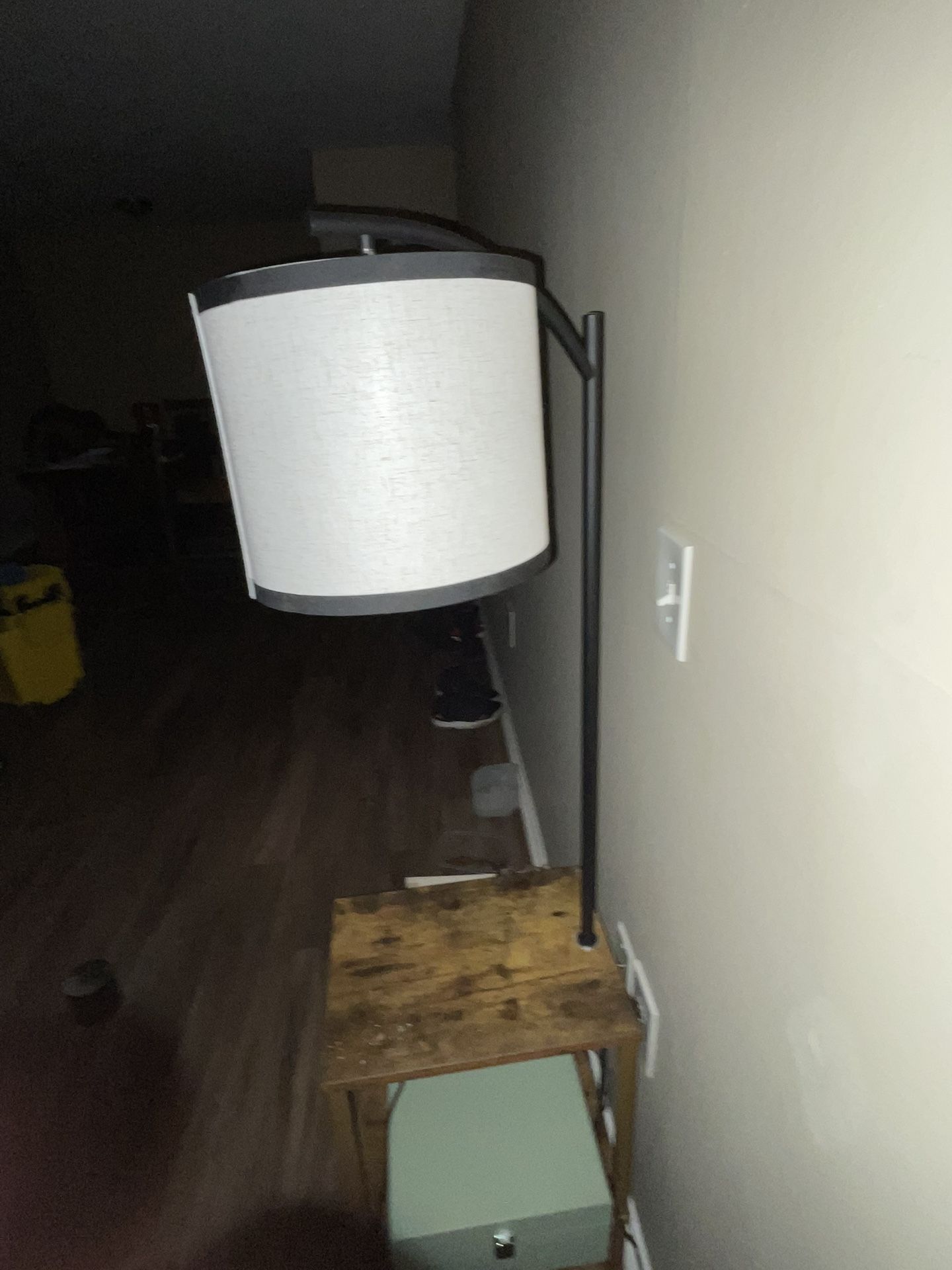 (2) End tables with charging Ports/lamp