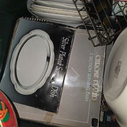 Silver plated platters