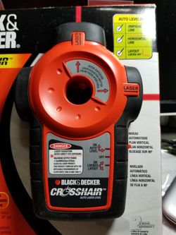 Black & Decker Crosshair 90 Auto Laser Level BDL400S Box is damaged. Non  available. for Sale in Somers Point, NJ - OfferUp