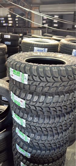 215-75-15 CROSSWIND MT MUD TIRES CASH OUT THE DOOR Tires installed (4) New 50,000 MileS