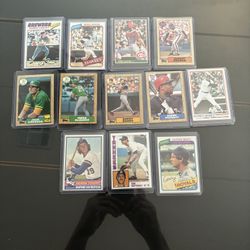 Baseball Card Collection . 60 Pages Of Stars And Rookies . Maddox , Bo Jackson, Pucket, Nolan Ryan.  All in There. High Grade Ready. Mattingly RC 