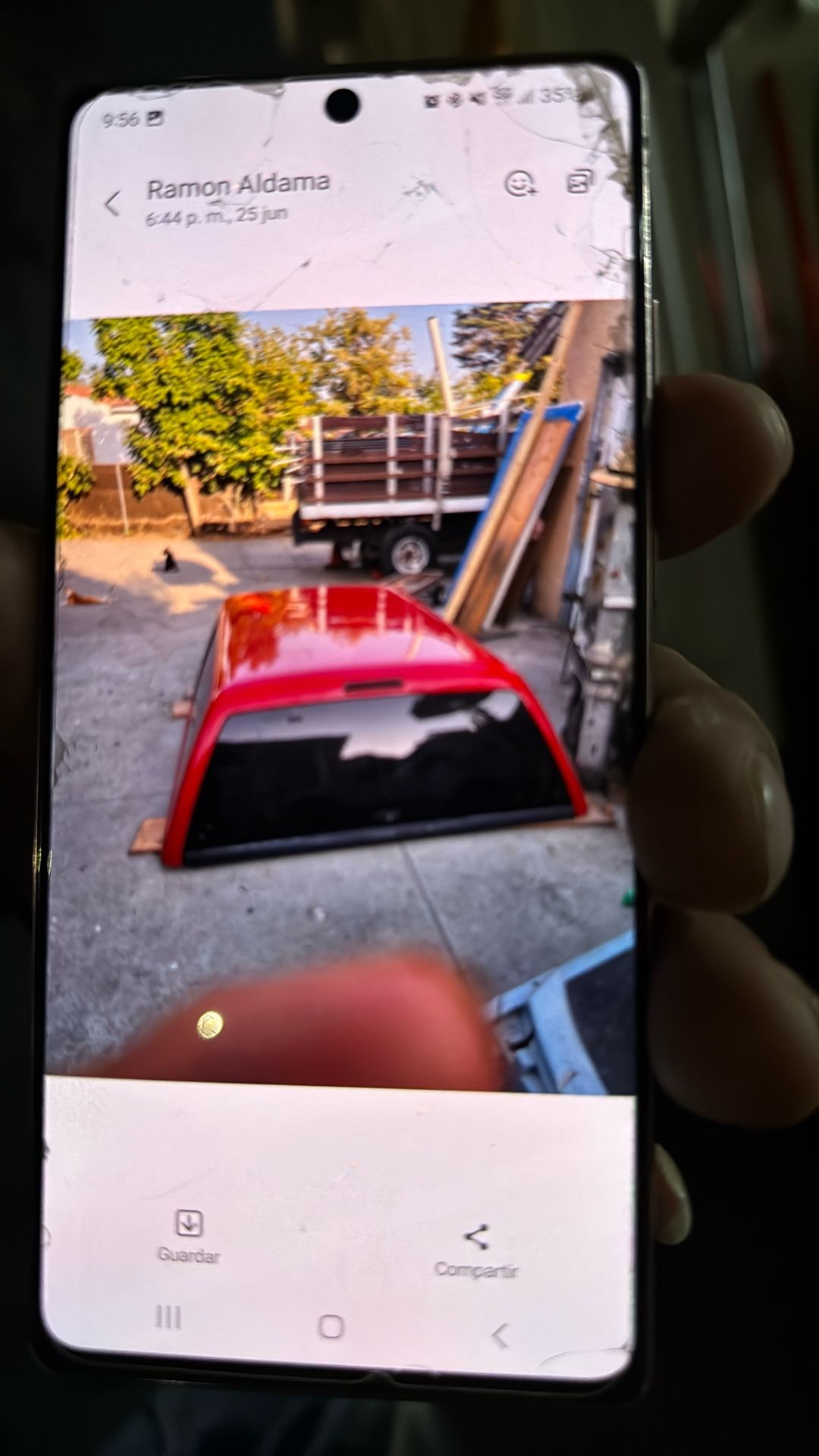 Ford 2002 Red Camper