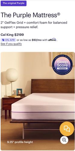 Purple mattress California king