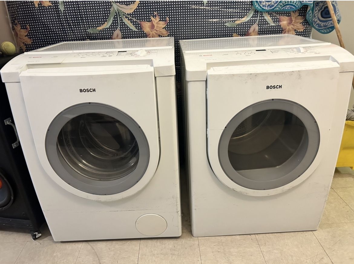 Bosch Front Load Washer & Dryer 