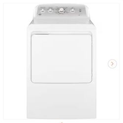 GE Gas Dryer in White with Sensor Dry
