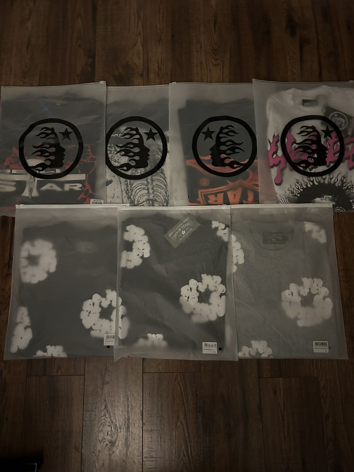 Hellstar And Denim tear Shirts 1:1