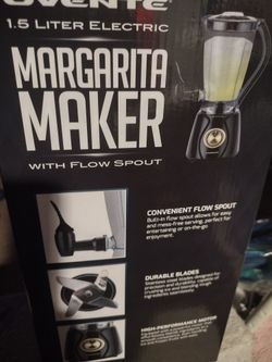 Ovente Margarita Maker, Confetti Glasses & Cocktail Rimmer