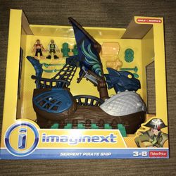 Imaginext Serpent Pirate Ship - NEW
