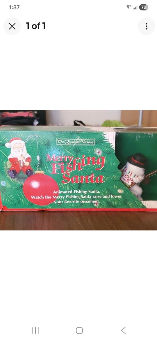 MERRY FISHING SANTA 🎅 NEW