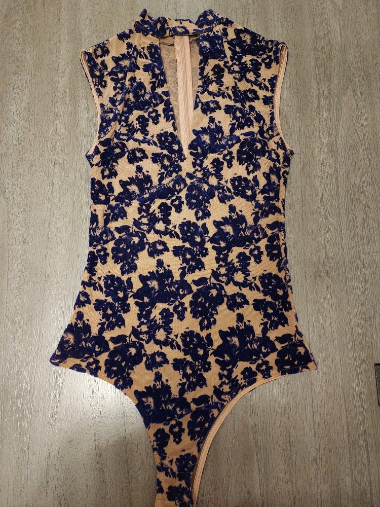 BRAND NEW tag On Privy High Neck Bodysuit Size Small