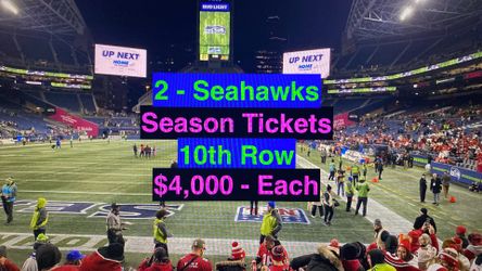 Seahawks Season Tickets Chiefs Bears Rams 49ers