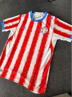 🇵🇾Paraguay Home Jersey⚪️Available in size L-2XL⚽️Message me if interested💯