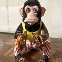 Vintage Musical Jolly Chimp Toy Clapping Cymbal Monkey