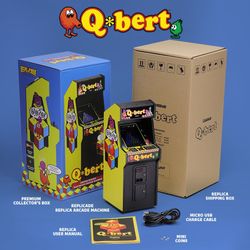 New Wave Toys Replicade Q*BERT Mini Arcade 1/6 Scale 