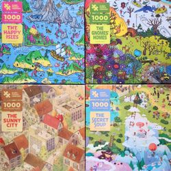 7 Magic Puzzle Company Jigsaw Puzzles – Like New