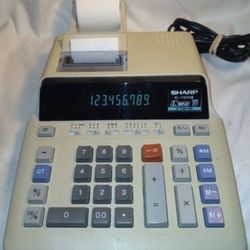 Sharp EL-1197 GIII 10 Digit Commercial Printing Calculator