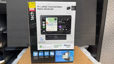 Dual brand car audio with 10” display, CarPlayAndroid Auto for F-150 and Silverado