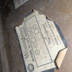 1946 westinghouse antiques radio 