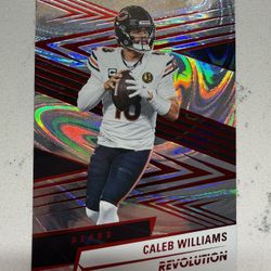 2025 Revolution Caleb Williams Red Swirl #49 Chicago Bears