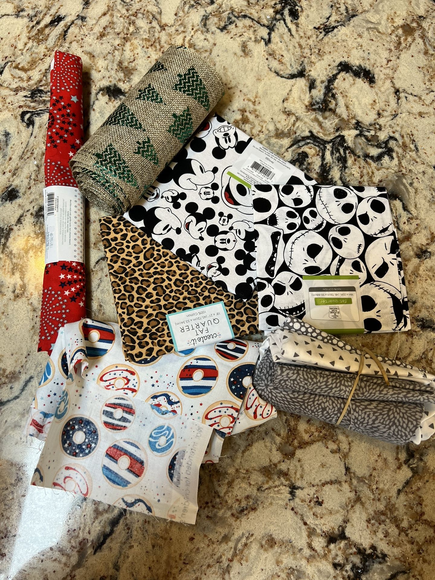 Fabric And Fabric Scraps