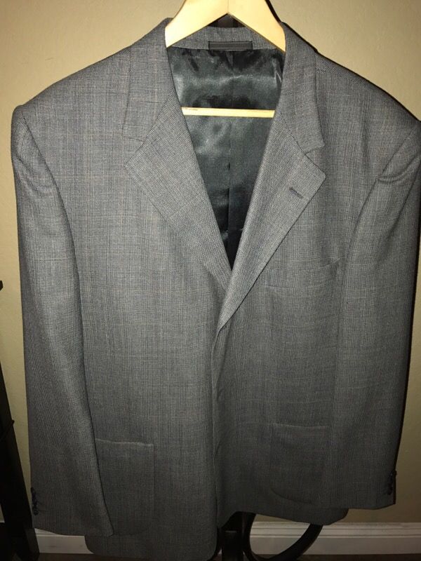 Men's Sports Coat Dark Grey Aldo Conti 44R