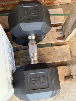 Set of dunbells 60lbs