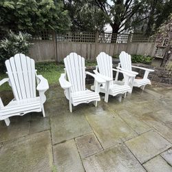 4 Adirondack Chairs. Can Be Sold Separately 