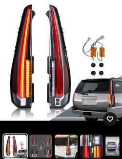Led Tail Lights Compatible with Chevy Tahoe Suburban GMC Yukon 2007-2014