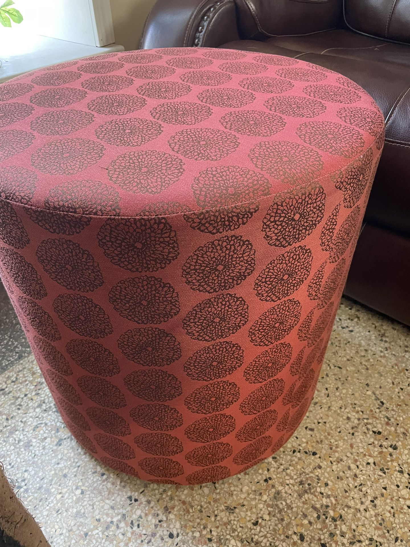 Moroccan Pouf 20” W Foot Ottoman / Stool / small Side table 20”H