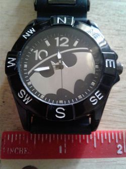 Batman wrist watch, D.C. comics (not an action figure)