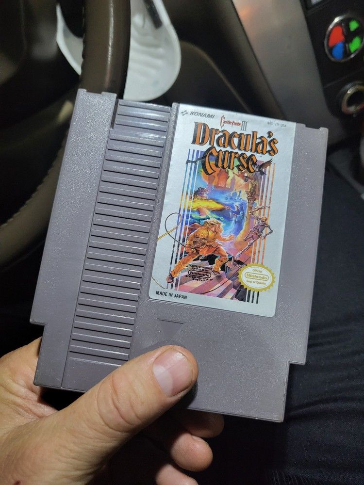 Original authentic nes Nintendo Castlevania 3 Draculas curse great condition Working perfectly