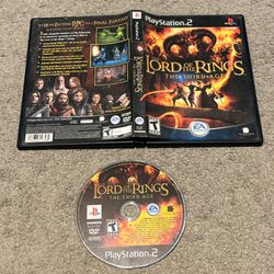 Lord of the Rings: The Third Age (Sony PlayStation 2, 2004) PS2 No Manual Tested