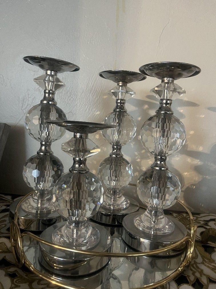 Crystal Candle Holder