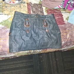 Leather Skirt