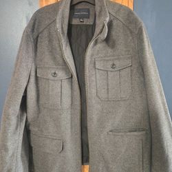 Gray Men's Jacket Banana Republic