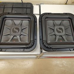 KICKER SOLOBARIC LT7 10" DUAL VOICE COIL SLIM MOUNT SUBWOOFERS