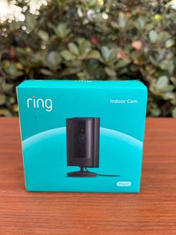Brand New Ring Indoor Cam (2nd Gen) - Black (Sealed)