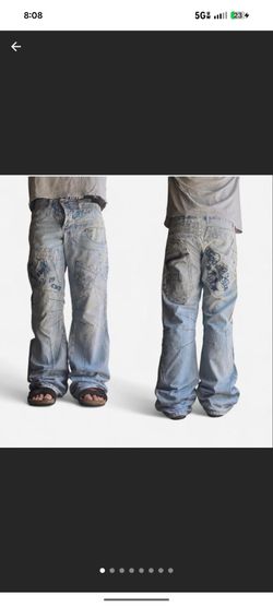 Vintage Y2K 2000s euro archive grunge relaxed stacked Jeans